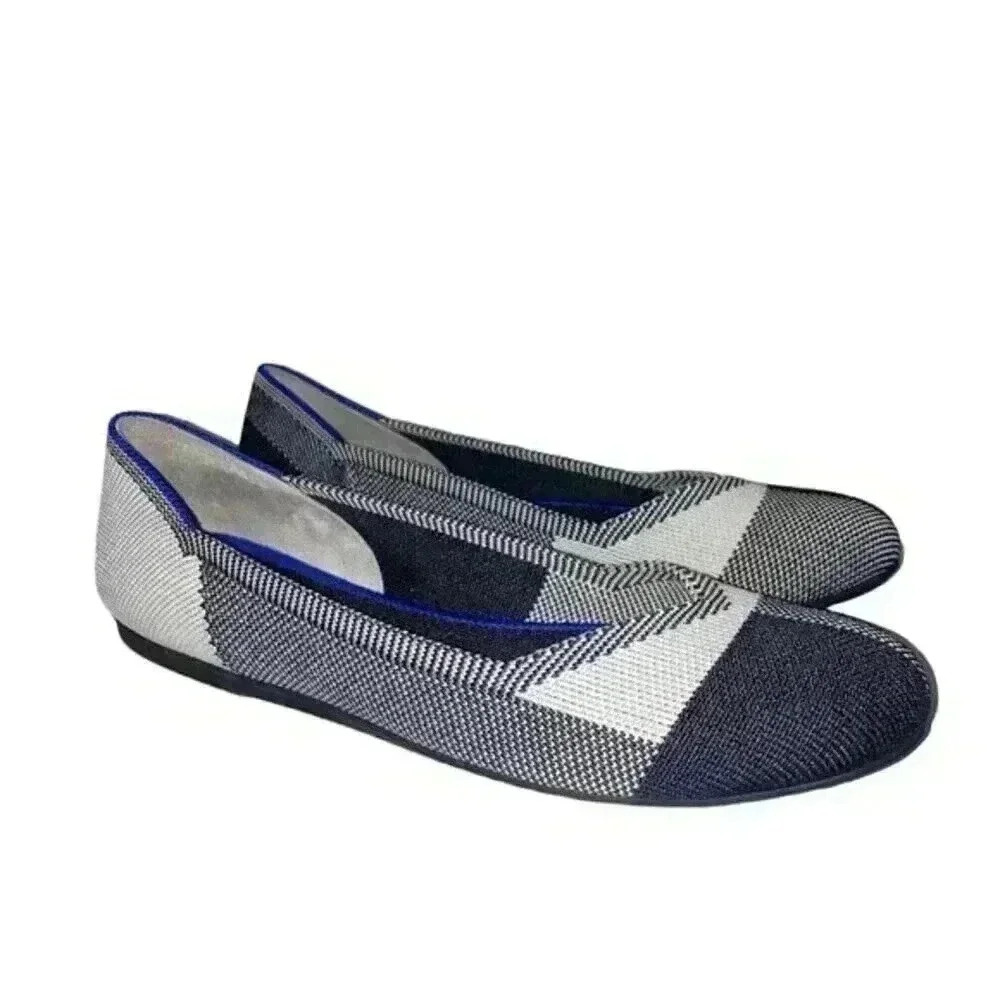 NEW Rothy's Captoe Black Flats New